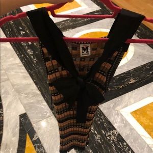 Missoni tank with bow